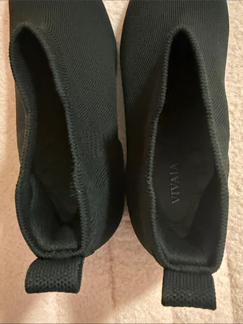 Vivaia Square-Toe Water-Repellent Ankle Boots Chelsea Ryan Pro Black Size 8 1/2